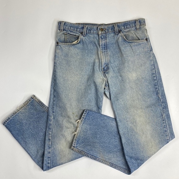 Vintage Levi's 540 Straight Leg Jeans 36x32 USA Leather Tab - Picture 1 of 14